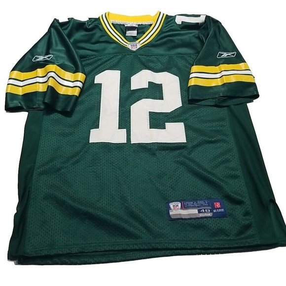 Reebok Other - Aaron Rodgers Jersey Mens 48 Reebok On Field #12 Green Bay Packers Green Mesh